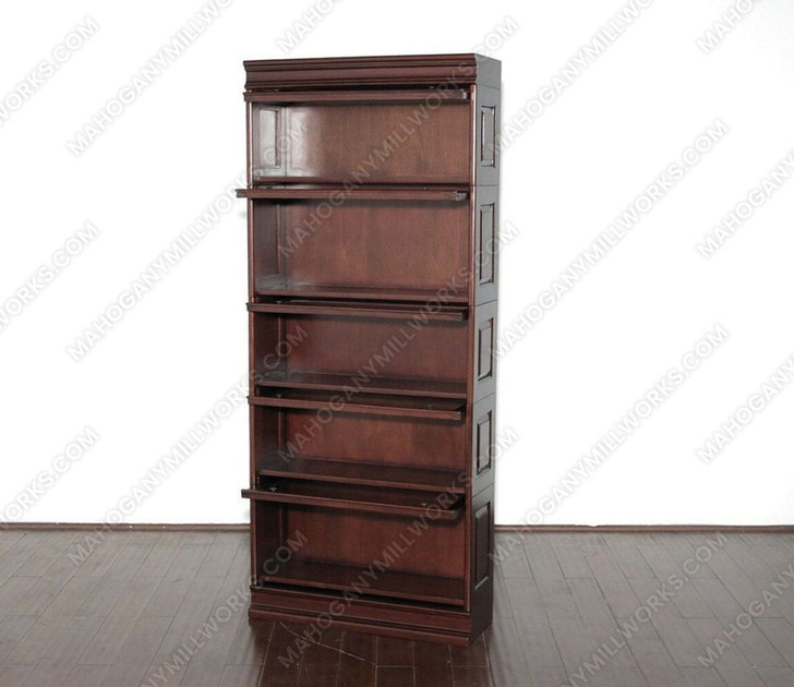 Mahogany Interchangeable Stackable Barrister Bookcase