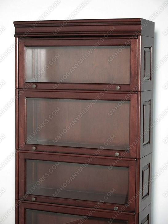 Mahogany Interchangeable Stackable Barrister Bookcase