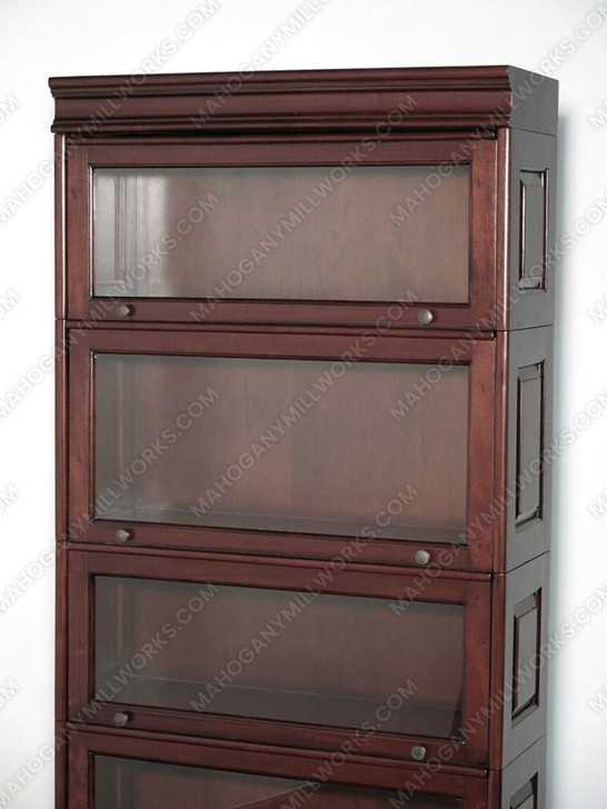 Mahogany Interchangeable Barrister Lawyer's Bookcase
