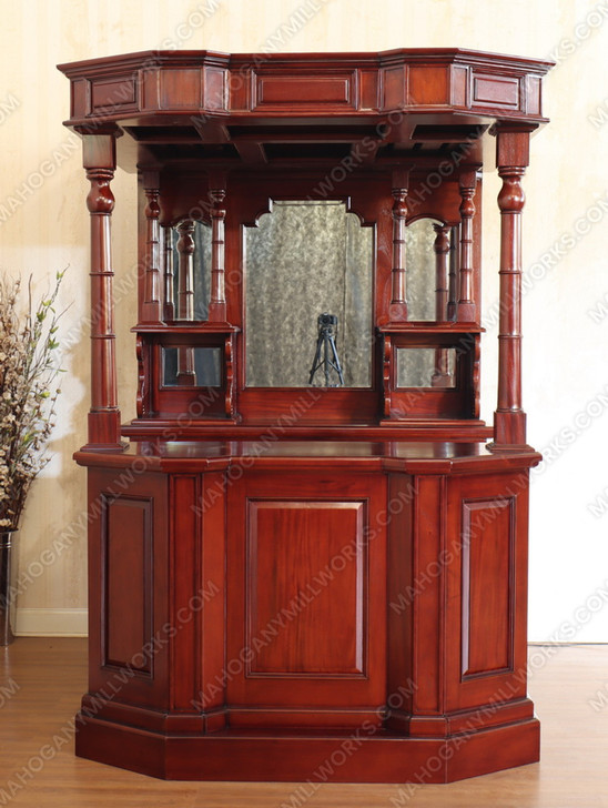 5ft Cherry Traditional Home Canopy Pub Bar