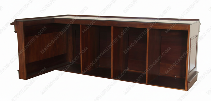 9.5ft L Shape Corner Bar w/ Marble