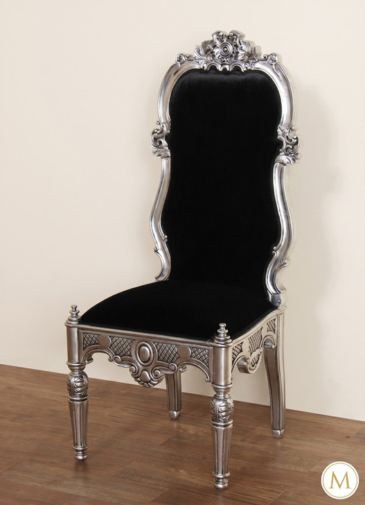 Pair 2 Mahogany Noblesse Dining Chairs