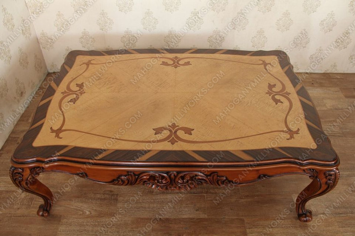 Mahogany Inlay Coffee Table