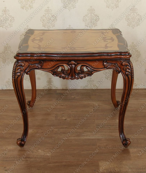 Mahogany Occasional Table w/Inlay Top