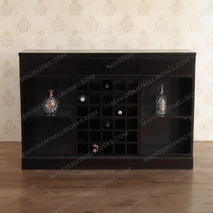 6ft Mahogany Home Entertainment Pub Bar