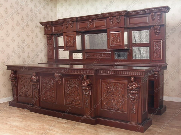 12.5ft Belmont Victorian Gothic Pub Bar