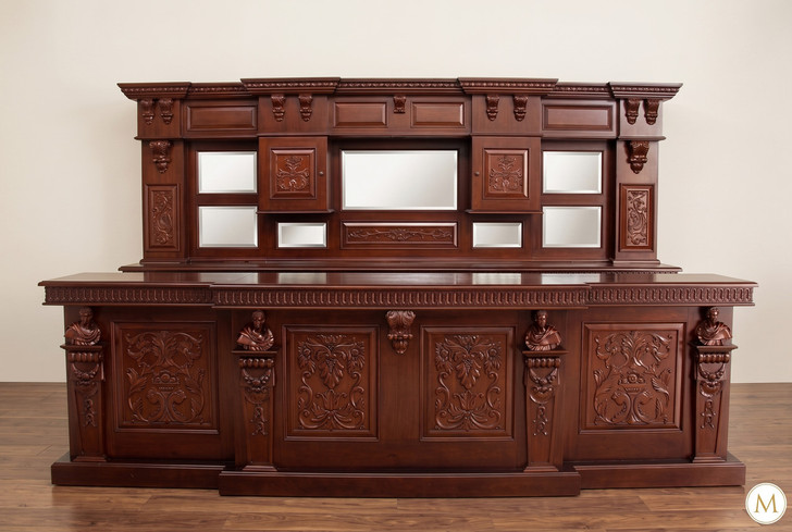 12.5ft Victorian Gothic Pub Bar