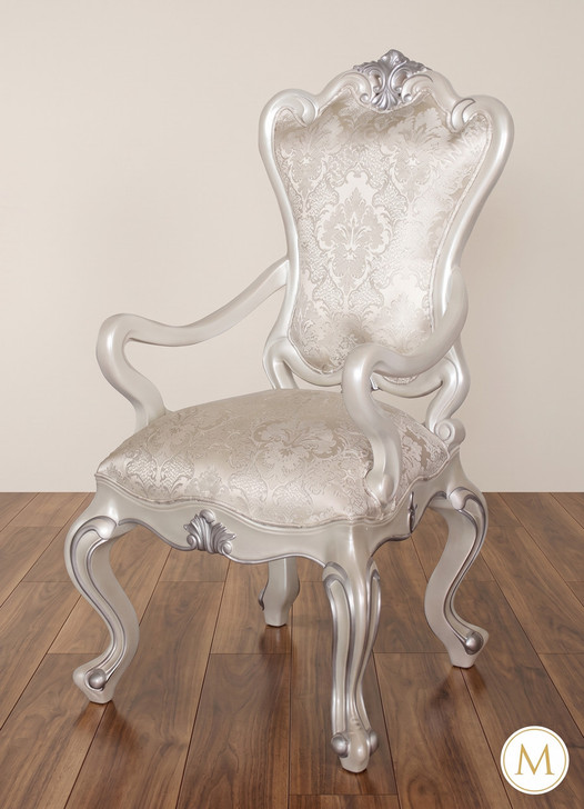 7pc Antique Pearl White Dining Set