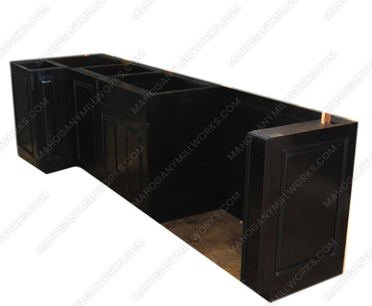 11ft Custom Mahogany Canopy Pub Bar