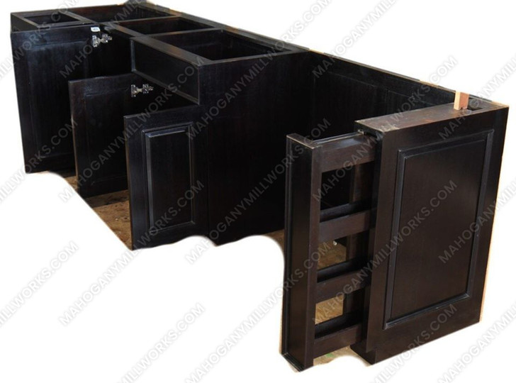 11ft Custom Mahogany Canopy Pub Bar