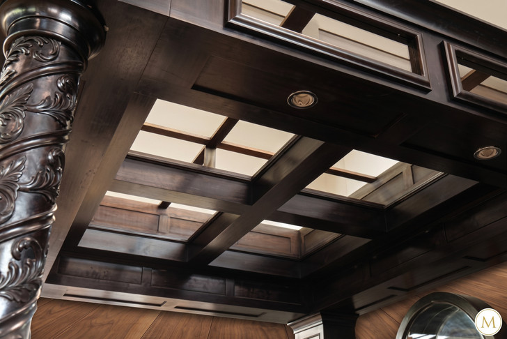11ft Custom Mahogany Canopy Pub Bar