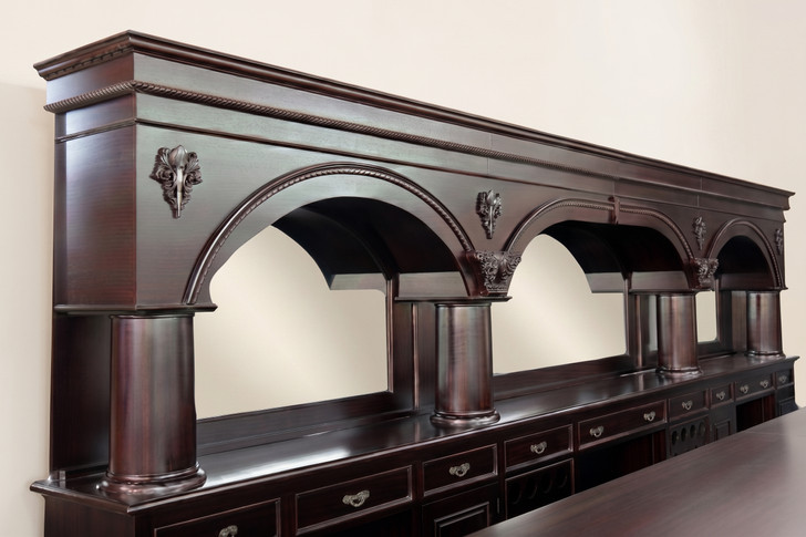 20ft Dark Mahogany Brunswick Saloon Bar