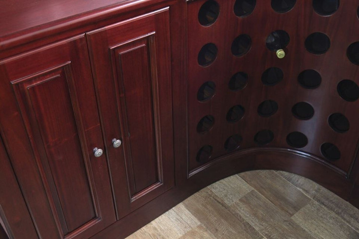 7.5ft Regal Cherry U-Shape Horseshoe Bar