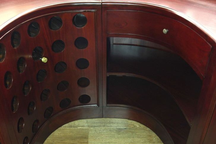 7.5ft Regal Cherry U-Shape Horseshoe Bar