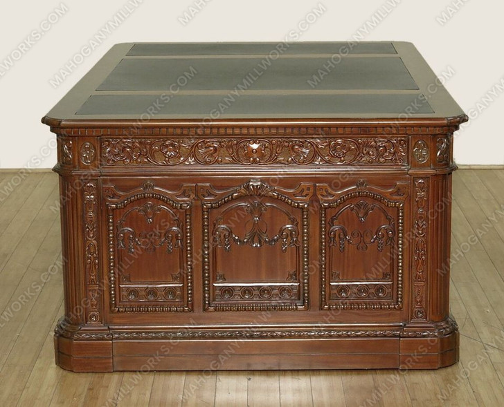 7ft Walnut President's Oval Office Resolute Desk Replica