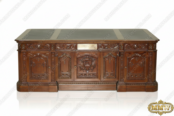 7ft Oval Office Resolute Desk Reproduction