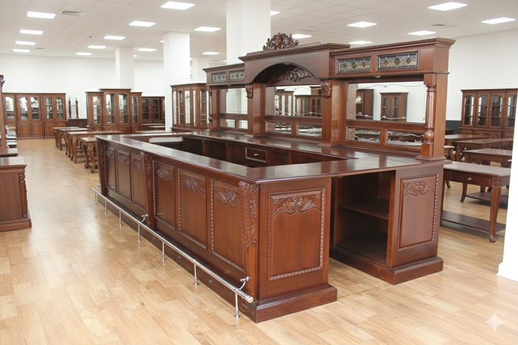 16ft Resolute Wrap Around Saloon Pub Bar