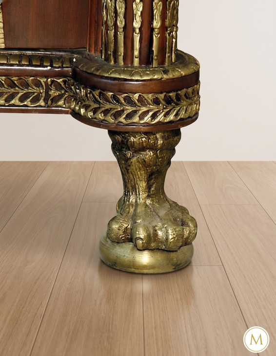 French Empire Bathroom Vanity w/ Marble Top
