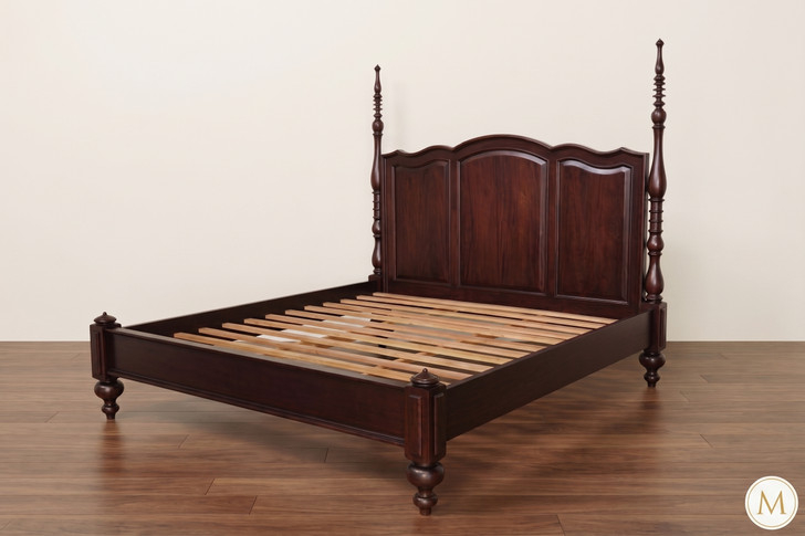 Mahogany Tobacco Doff Panel Bed