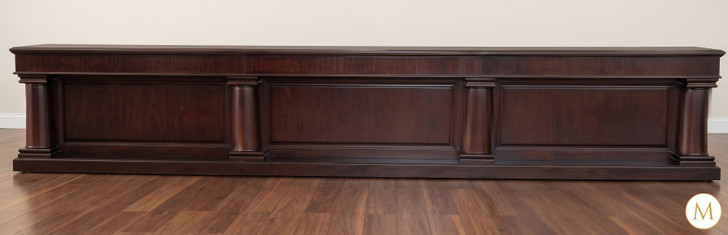 20ft Mahogany Saloon Bar Front