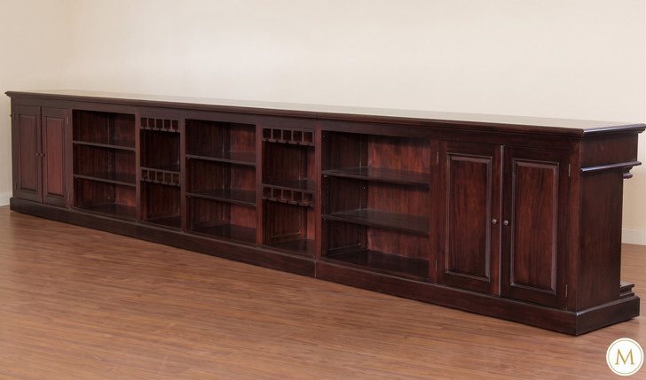 20ft Mahogany Saloon Bar Front