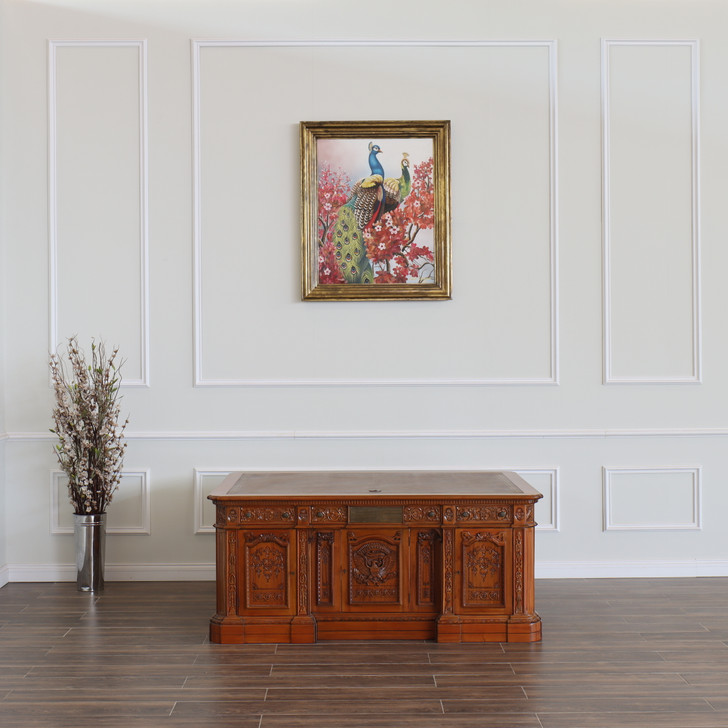 6ft Natural Mahogany Presidential Resolute Desk