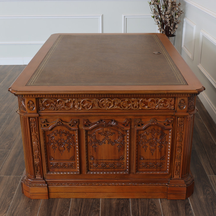 6ft Natural Mahogany Presidential Resolute Desk