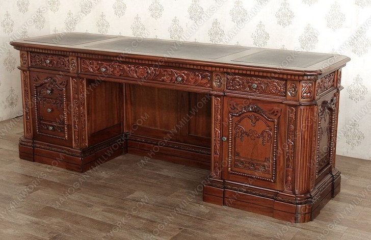 Custom 6.5ft Light Walnut Resolute Office Credenza