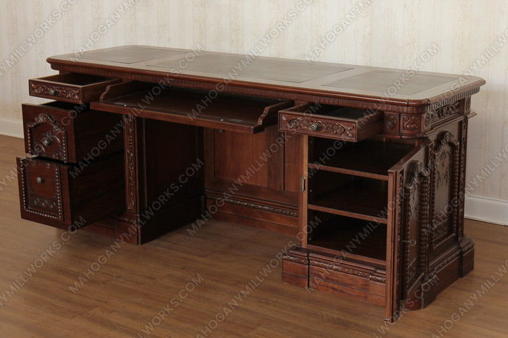 6.5ft Mahogany Resolute Credenza