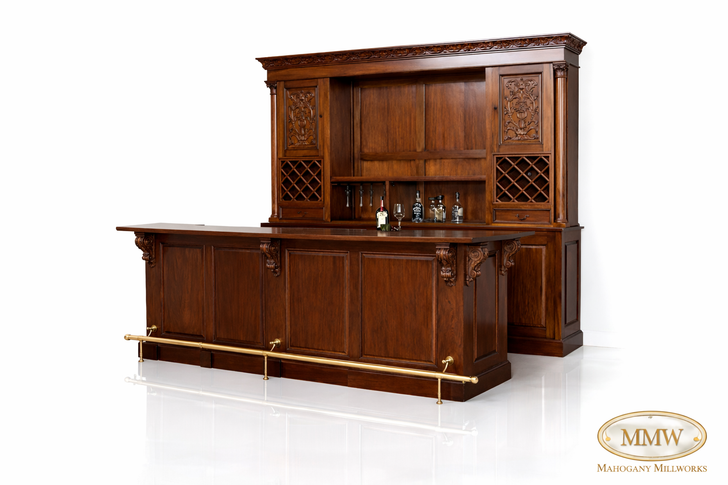 9ft Mahogany Studio Pub Bar