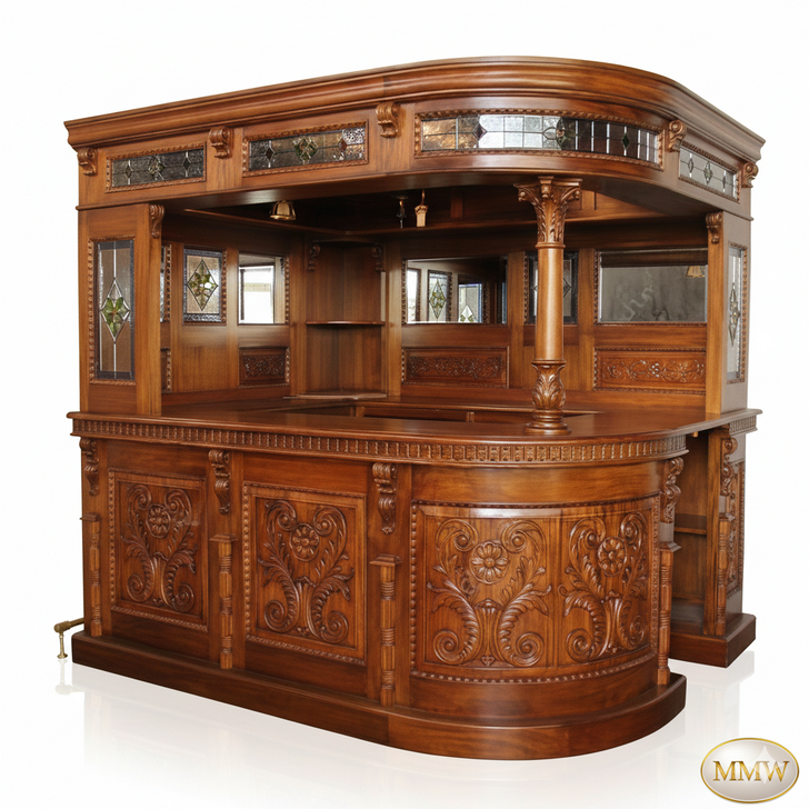 8ft Traditional Pub Tavern Bar