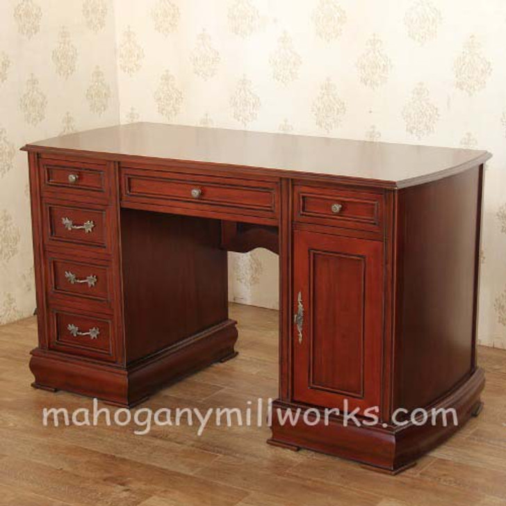 Small Mahogany Home Office Desk