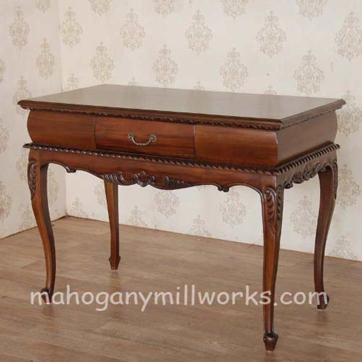 Mahogany Chippendale 1 Drawer Small Writing Table Desk