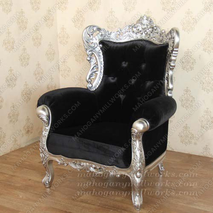 Mahogany Rococo Sofa Chair