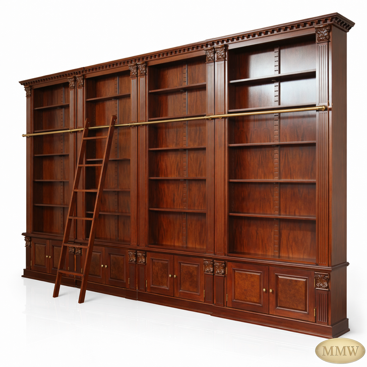 15ft Roman Sectional Bookcase
