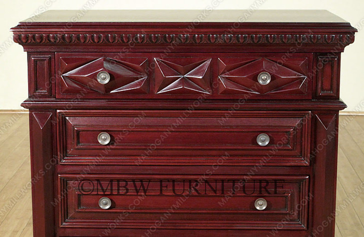 Casablanca Cherry Bedside Table Nightstand