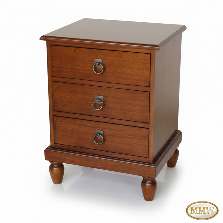 Minimalist 3 Drawer Nightstand