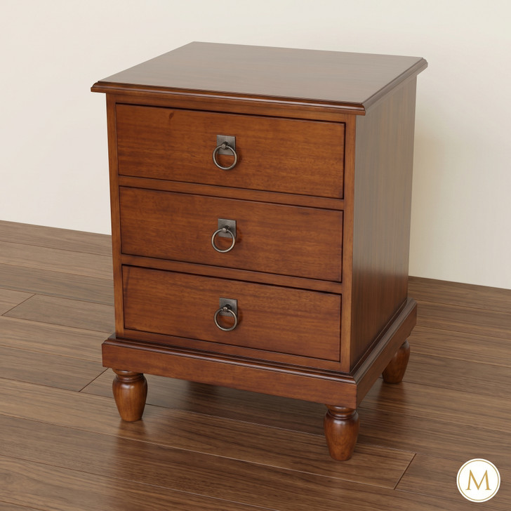Minimalist 3 Drawer Nightstand