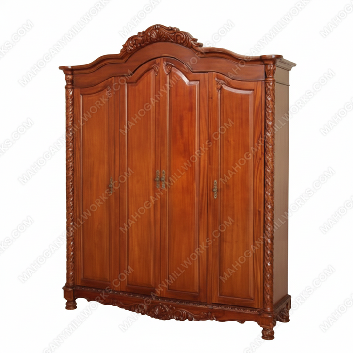 4 Door French Wardrobe