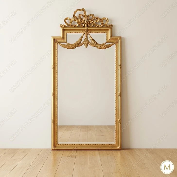 Large Gold Carved Mirror