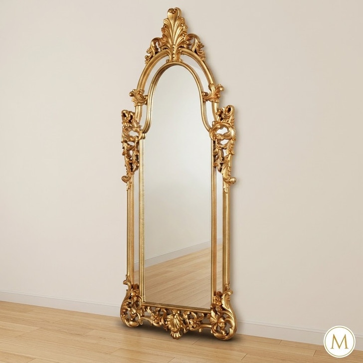 French Gold Wall Mirror (W30 x H79)