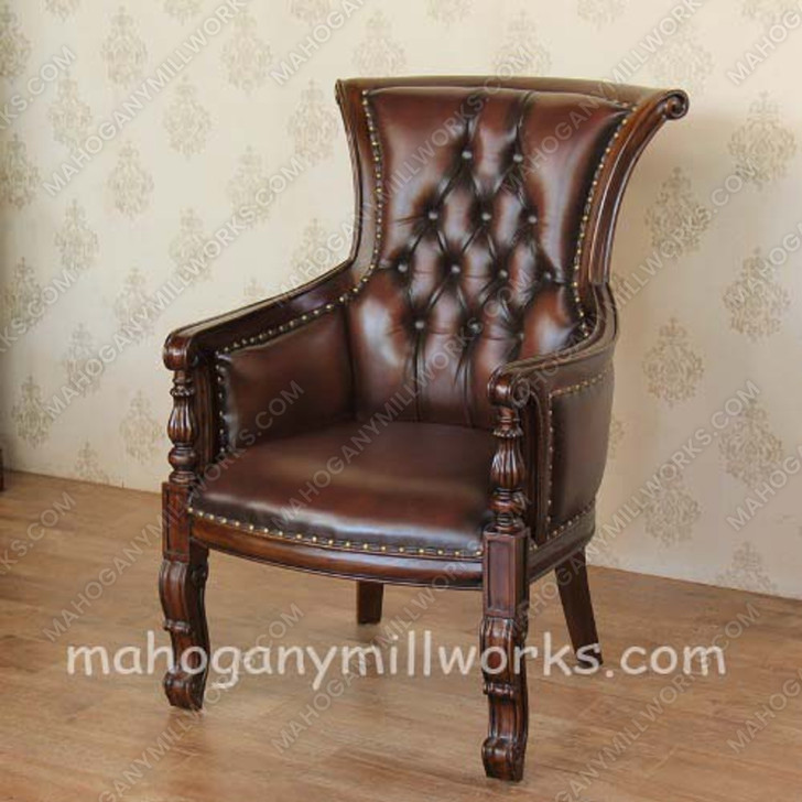Genuine Leather Executive Office Guest Chair