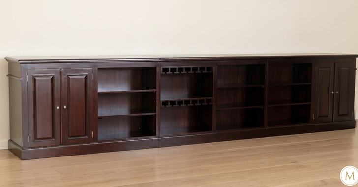 16ft Dark Mahogany Brunswick Saloon Pub Bar