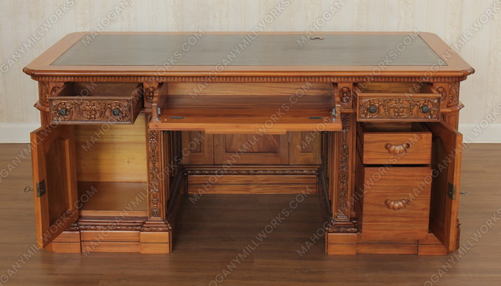 6ft Mahogany Presidential Oval Office Resolute Desk (6ft x 36"D)