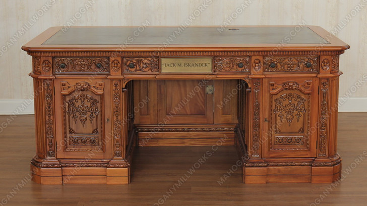 6ft Mahogany Presidential Oval Office Resolute Desk (6ft x 36"D)