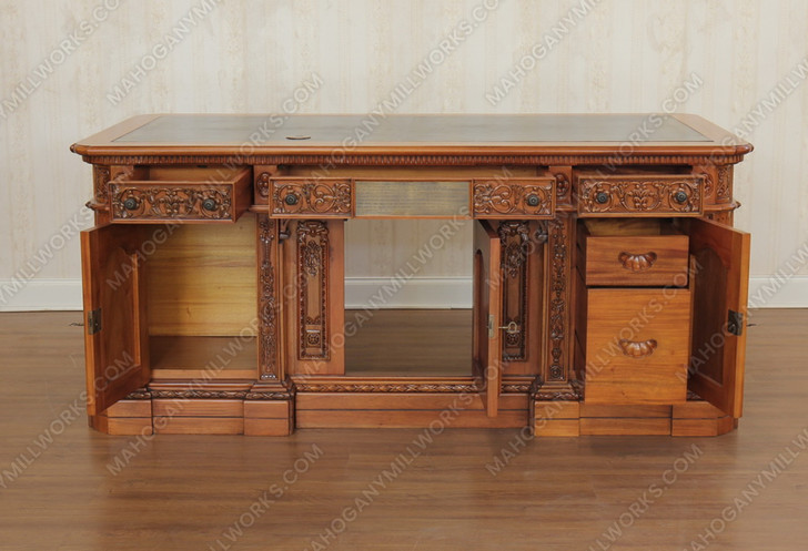 6ft Mahogany Presidential Oval Office Resolute Desk (6ft x 36"D)