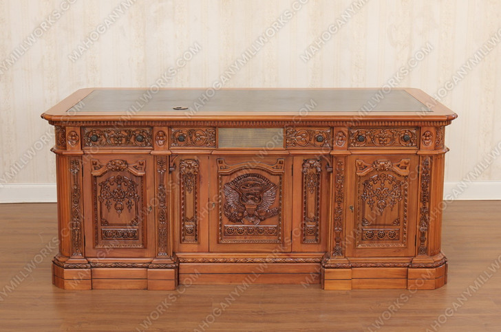 6ft Mahogany Presidential Oval Office Resolute Desk (6ft x 36"D)