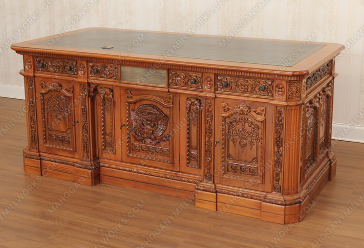 Custom 6ft Mahogany Presidential Oval Office Resolute Desk (6ft x 36"D)