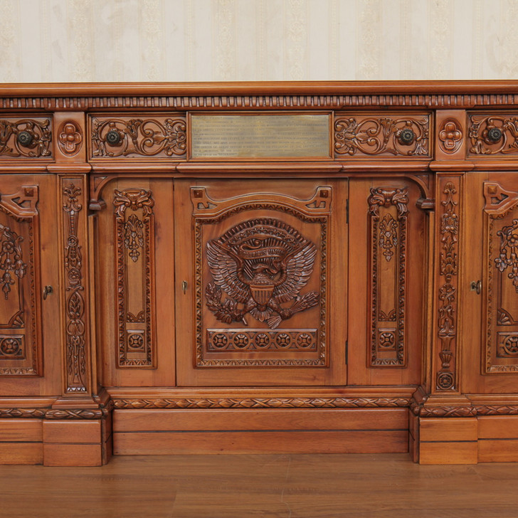 6ft Mahogany Presidential Oval Office Resolute Desk (6ft x 36"D)
