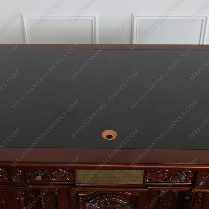 6ft Dark Walnut Presidential Resolute Desk Replica (6ft x 36"D)